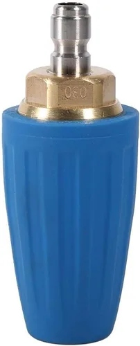 Vista 5 de Boquilla Turbo, 1/4 "de conexión rápida de alta presión limpiador limpiador accesorio de pulverización de turbina giratoria boquilla 3000Psi (040)