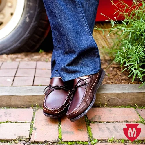 Vista 6 de Minnetonka Suela dura doble para hombre