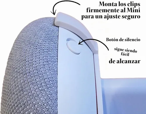 Vista 6 de Altavoz inteligente Mini Back Pack, el primero de alta gama más simple y limpia que se conecta directamente al enchufe de la pared, para el Negro