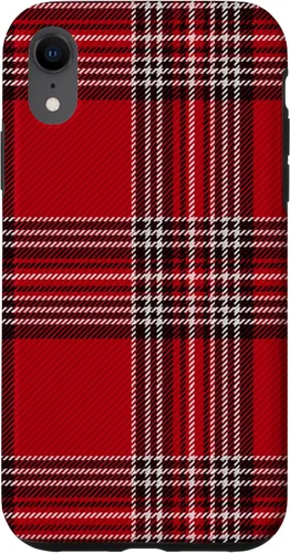 Vista 23 de Funda con diseño de Navidad a cuadros rojos para iPhone 13 Pro Max