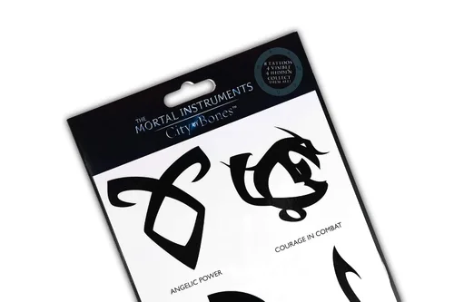 Vista 4 de Ciudad de huesos 8 Tatuajes de transferencia – El Mortal Instruments