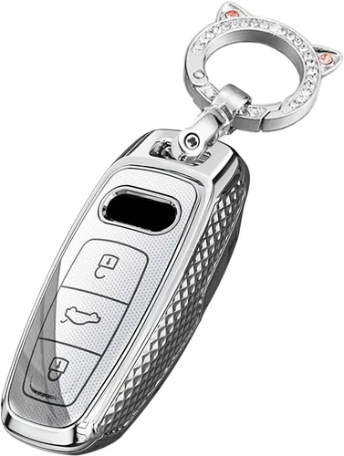 Vista 9 de SANRILY Funda para llave Audi 2022, Negro (a)