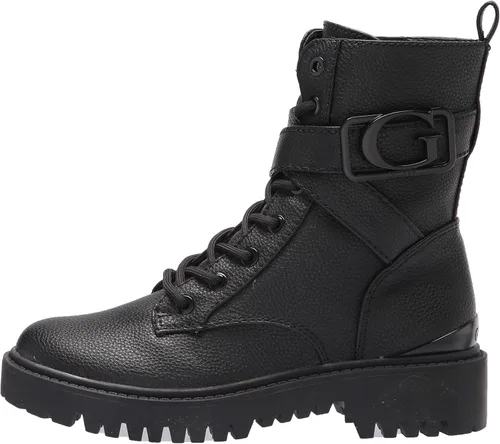 Vista 8 de GUESS Botas de combate Orana para mujer Negro