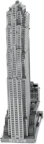 Vista 6 de Metal Earth 30 Rockefeller Plaza 3D Metal Model Kit Bundle con pinzas Fascinaciones