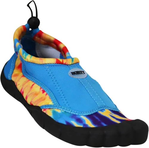Vista 7 de NORTY Zapatos acuáticos para mujer, calcetines de natación acuáticos, para playa, barco y piscina, diseño descalzo Skeletoe, esenciales