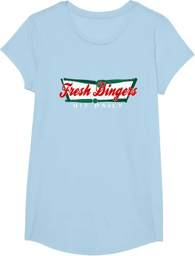 Vista 15 de Camiseta divertida de béisbol y softbol Don't Bunt Hit Fresh Dingers, Negro