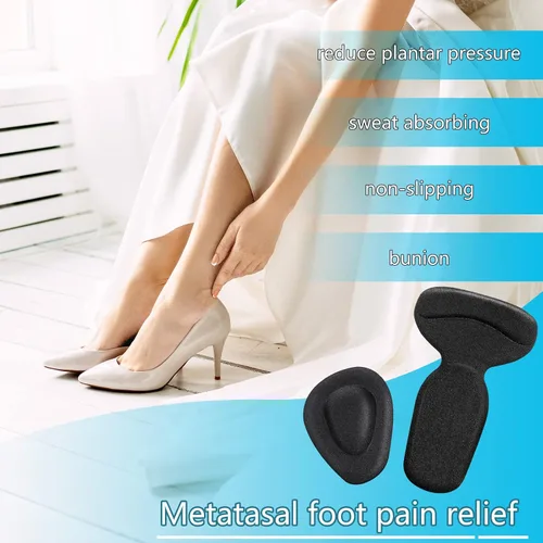 Vista 5 de 6 pares de almohadillas de tacón alto para zapatos cómodos insertos de talón de almohadillas de gel plantillas para mujeres y hombres zapatos