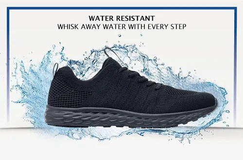 Vista 7 de Shoes for Crews Everlight - Zapatos de trabajo antideslizantes para hombre, transpirables, ligeros, con cordones, resistentes al agua