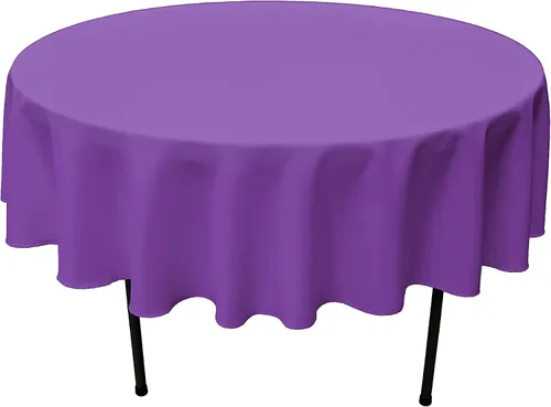 Vista 46 de GEFEII Servilletas de tela de poliéster sólido de 18 x 18 pulgadas para cocina, mantel rectangular cuadrado redondo para bodas, fiestas