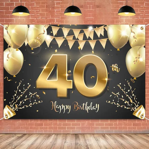 Vista 40 de HAMIGAR Fondo de pancarta de feliz cumpleaños número 10 de 6 x 4 pies, decoraciones de cumpleaños de 10 años, suministros de fiesta para niñas