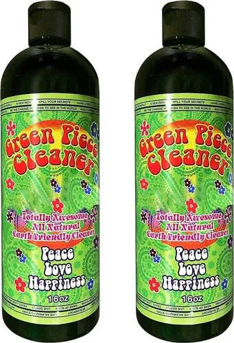 Vista 9 de Green Piece Limpiador de vidrio 1 botella (fabricado en Estados Unidos)- Limpiador multiusos natural respetuoso con la tierra para metal, cerámica