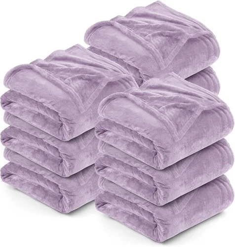 Vista 90 de Utopia Bedding - Manta de vellón de lujo, mullida, antiestática; manta de suave microfibra de 8.8 oz/yd² (300 g/m²) para sofá y cama; tamaño Gris