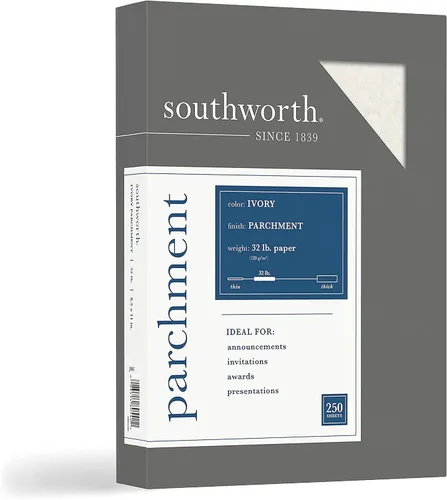 Vista 2 de SOUJ988C - Papel especial de pergamino Southworth