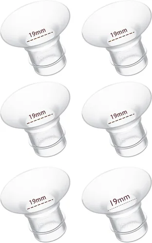 Vista 11 de Inserto de brida de 0.59 pulgadas, 6 piezas, compatible con espectros de brida de 0.59 pulgadas/insertos de brida para Spectra/Momcozy Insertos