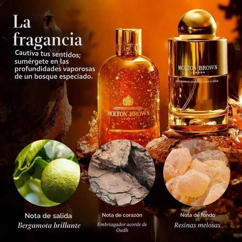 Vista 3 de Molton Brown Gel de baño y ducha Mesmerising Oudh Accord