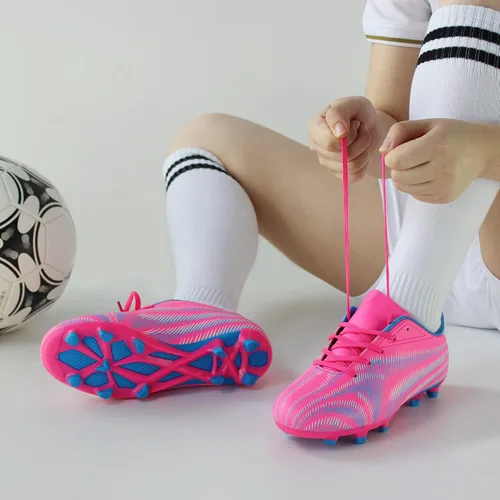 Vista 3 de Hawkwell - Zapatos de fútbol cómodos para interiores y exteriores, para niños y niñas (para bebéniño pequeñoniño grande)