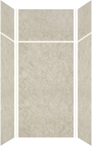 Vista 50 de Transolid EWKX363696-41 Expressions - Kit de pared de ducha de 6 paneles con extensión, 36 pulgadas de largo x 36 pulgadas de ancho x 96 pulgadas