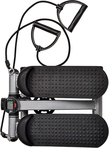 Vista 3 de Fitvids Pre-Assembled Adjustable Mini Stepper Stair Stepper Stepping Machine with Resistance Bands