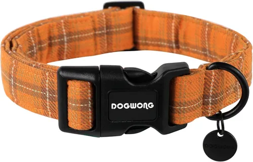 Vista 21 de DOGWONG Collar de perro de San Valentín, collar de perro con estampado de corazones para perros grandes, lindos collares de primavera, hembra