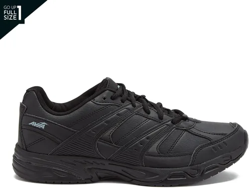 Vista 2 de Avia Avi-Union II - Zapatos antideslizantes para mujer, cómodos con cordones, para el trabajo o caminar, medianos o anchos, negro o blanco, Blanco