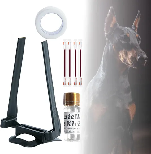 Vista 5 de Gazechimp Kit de publicación de orejas de perro, soporte para orejas de perro para mascotas, herramienta de pie para orejas de perro Doberman