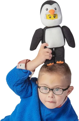 Vista 7 de LEGO Minifigure Penguin Boy - Personaje de peluche de 7 pulgadas