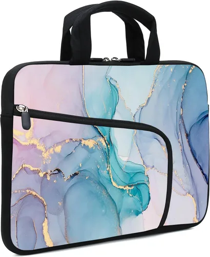 Vista 12 de Funda para portátil de 11.6" 12.2 pulgadas para Chromebook, Ultrabook, portátil, tableta de neopreno con asa para hombres y mujeres, dos bolsillos