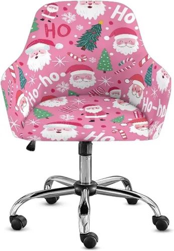 Vista 24 de Funda de asiento para silla de oficina, diseño de muñeco de nieve, con reposabrazos, reutilizable, moderna, con parte inferior elástica, fácil