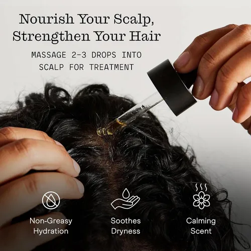 Vista 5 de Firsthand Suministro de aceite capilar para cabello encrespado - Aceite ligero e hidratante para el cabello - Aceites naturales con queratina a base