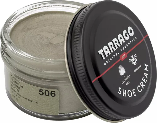 Vista 56 de Betún para zapatos Tarrago, de color plata brillante, 1.69 fl. Oz.