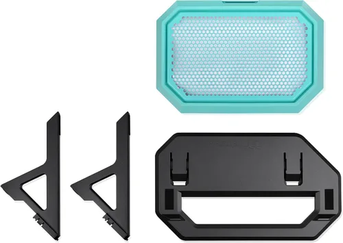 Vista 14 de Thermaltake Carcasa ATX Tower 600 negra de media torre; 3 paneles de vidrio templado; soporte de placa base de conector oculto; ranuras PCI-e