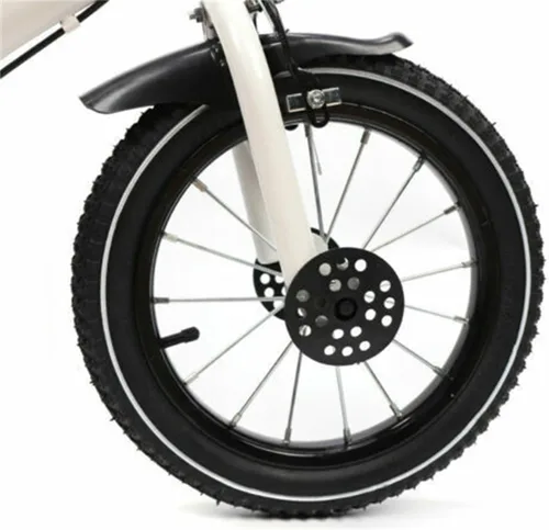 Vista 6 de Bicicleta para niños, bicicleta para niños con rueda de entrenamiento para niños y niñas de 3 a 6 años, altura ajustable (37.4 a 53.1 pulgadas)