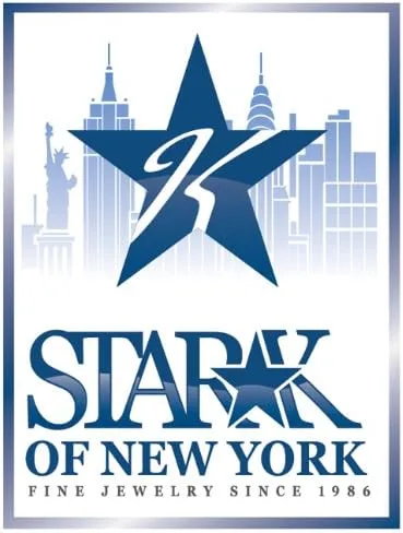 Vista 6 de Star K - Pendientes de tuerca de oro de 10 quilates o plata de ley, redondos, 0.276in, con cuatro puntas