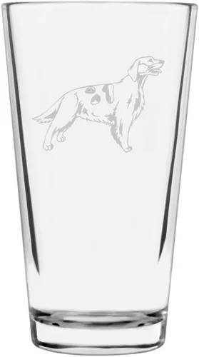 Vista 133 de Podenco Canario - Vaso de pinta de 16 onzas con temática de perro personalizado