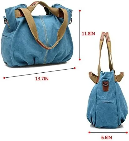 Vista 5 de CY Bolsa de lona casual para mujer