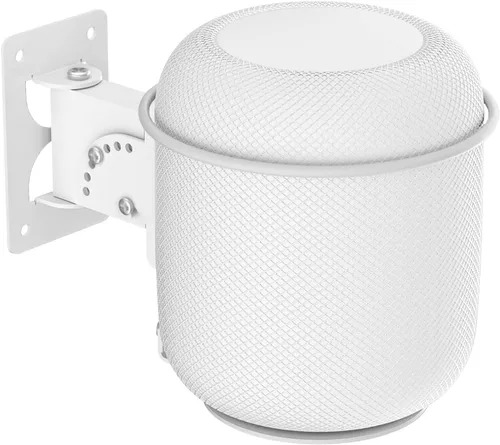Vista 7 de Soporte de pared para altavoz para el HomePod 1st Wall Mount, giratorio ajustable e inclinable para HomePod Gen 1, resistente para soportes de Negro
