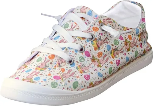 Vista 10 de Zapatos de lona para mujer, con estampado de calabaza y fantasma, zapatos deportivos planos para mujer, zapatos transpirables para mujer