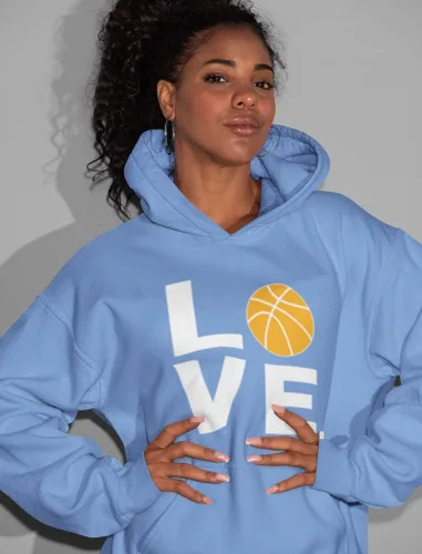 Vista 4 de Tstars Sudadera con capucha de baloncesto Love Gifts para fanáticos del jugador, mujeres, adolescentes y niñas
