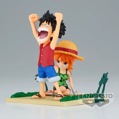 Vista 5 de Banpresto - One Piece - Log Stories - Luffy & Nami, World Collectable Figure de Bandai Spirits