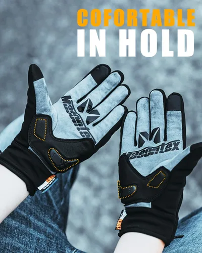 Vista 6 de VAZESWIN - Guantes de motocicleta de invierno para hombres y mujeres con pantalla táctil, talla S Motorcycle ATV UTV Snowmobile Riding, Cold
