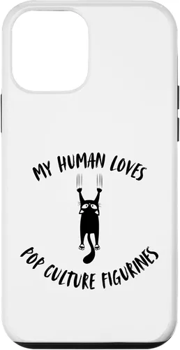 Vista 16 de iPhone XR My Human Loves Pop Culture Figurines - Cat Parent Hobby Case