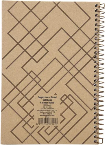 Vista 7 de Mintra Office - Cuadernos 100% reciclados, caña de azúcar, Design Cover 3pk