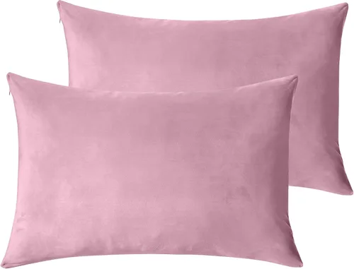 Vista 14 de StangH - Funda de almohada de terciopelo suave, 1 pieza Hidden Zipper, Skin Friendly, for Sleep and Relax, Neutral Home Decor, Sofa, Living Room