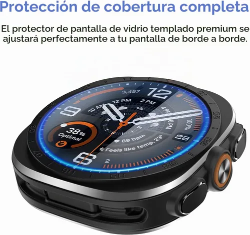 Vista 5 de SPGUARD Paquete de 3 protectores de pantalla para Samsung Galaxy Watch