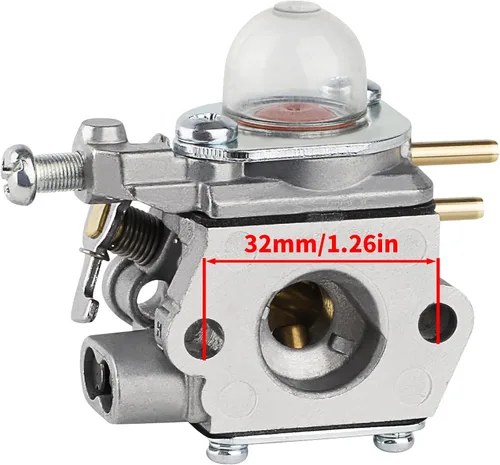Vista 3 de Carburador TB22 TB32EC para Troy Bilt TB21EC TB22EC Craftsman WS210 WS2200 WS-2400 Recortadora de malezas Murray M2500 M2510 Cortador de cepillo Cub