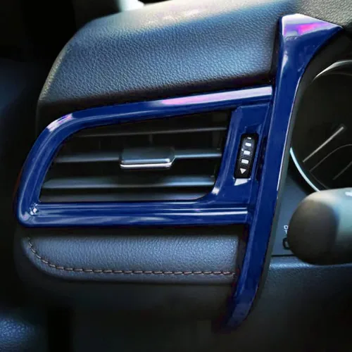 Vista 7 de Xotic Tech - Cubierta de salida de aire para salpicadero de aire, lado izquierdo del conductor, color azul, compatible con Camry 2018-2024