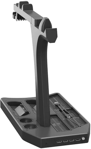 Vista 6 de Skywin PS4 Controller Charger Station - Showcase Cool Charge and Display your PSVR Accessories - Compatible with Playstation PS4 Cooling station PS4
