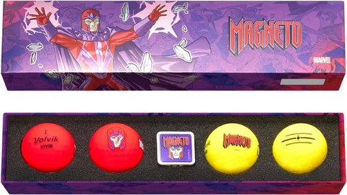 Vista 7 de Volvik Vivid Marvel Golf Ball Gift Sets (4 Pack)