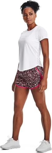 Vista 4 de Under Armour Fly By 2.0 - Pantalones cortos estampados de correr para mujer