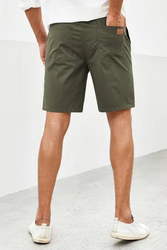 Vista 9 de JMIERR - Pantalones cortos informales para hombre, pantalones cortos de golf, pantalones chinos con cordón, de tela de sarga elástica, para verano